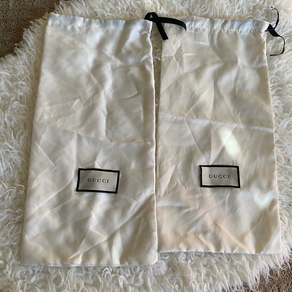 Gucci silky Dust Bags set of 2